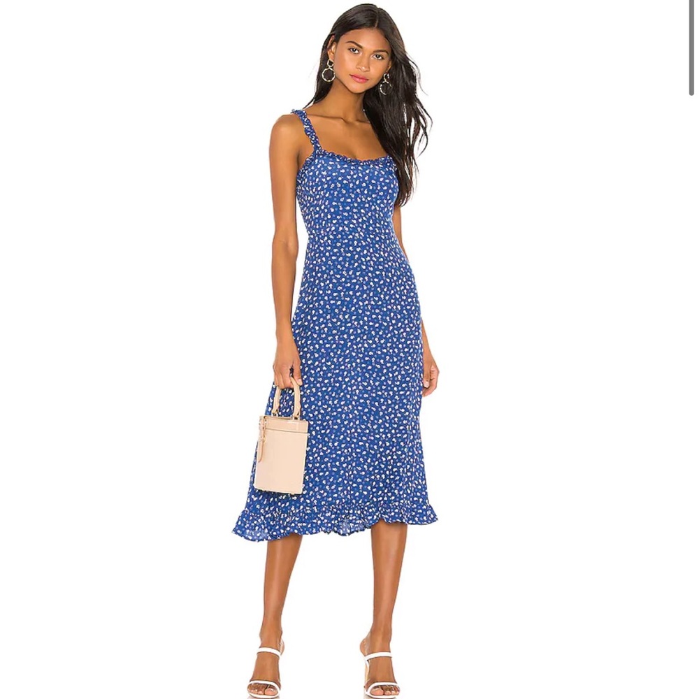 Faithfull the Brand Noemie Midi Dress Size Small
